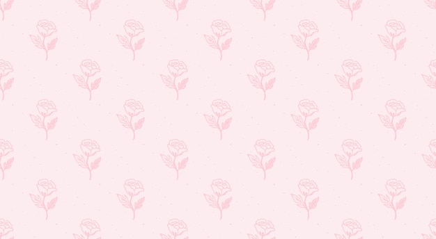 Vetor fundo de flor fofo