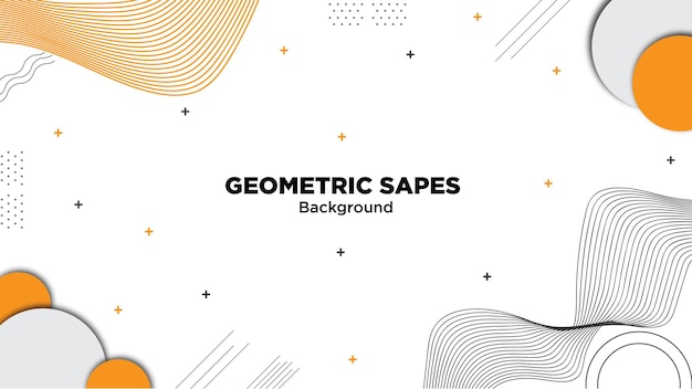 Fundo de formas abstratas geométricas modernas