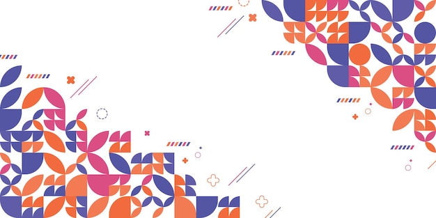 Fundo de formas geométricas abstratas