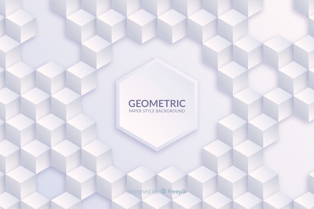 Fundo de formas geométricas em estilo de jornal