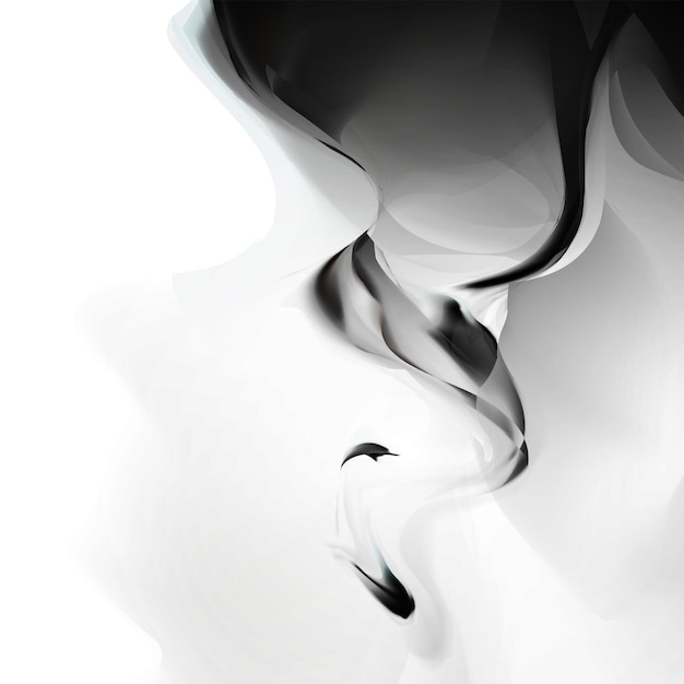 Fundo de fumaça composição abstrata ilustração