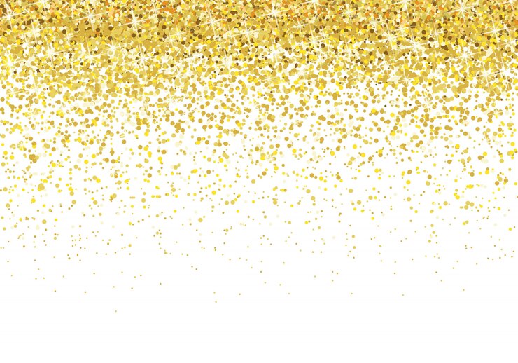 Vetor fundo de glitter dourados