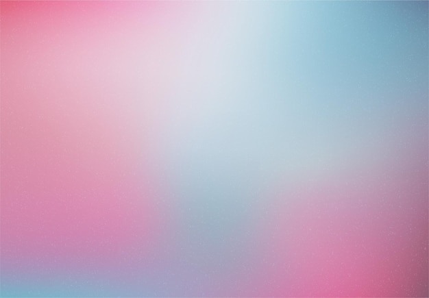 Vetor fundo de gradiente azul claro e rosa com textura granulada