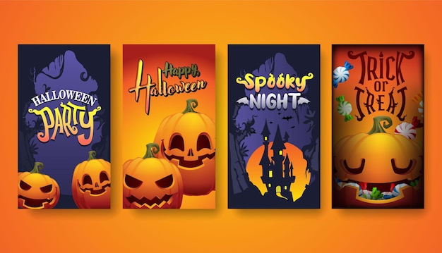 Fundo de Halloween, ilustração vetorial de festa de Halloween