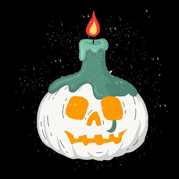 Fundo de Halloween Vetor Premium