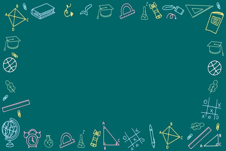Vetor fundo de ícones escolares em estilo doodle educação escolar de volta à escola vetor de desenho doodle