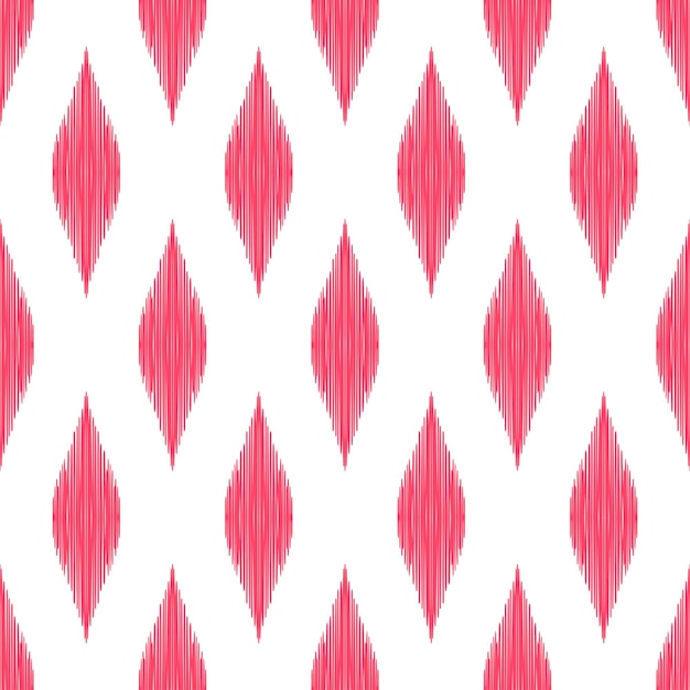 Fundo de ikat tribal sem costura padrão