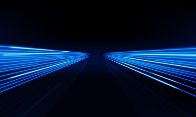 Fundo de linha de velocidade abstrata com rede de tecnologia de cabo de fibra leve dinâmica e projeto de vetor de fundo de inovação de conceito de carro elétrico
