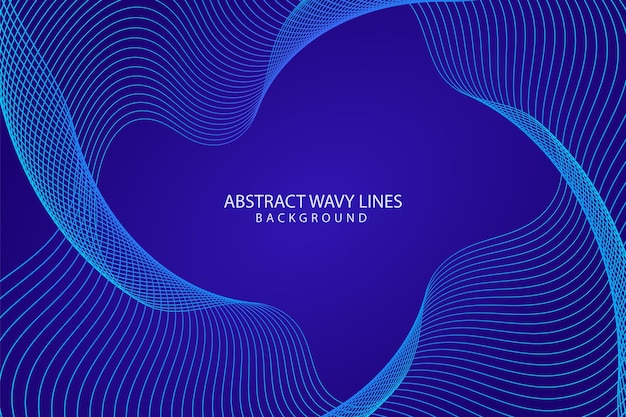 Fundo de linha gradiente de onda de movimento abstrato