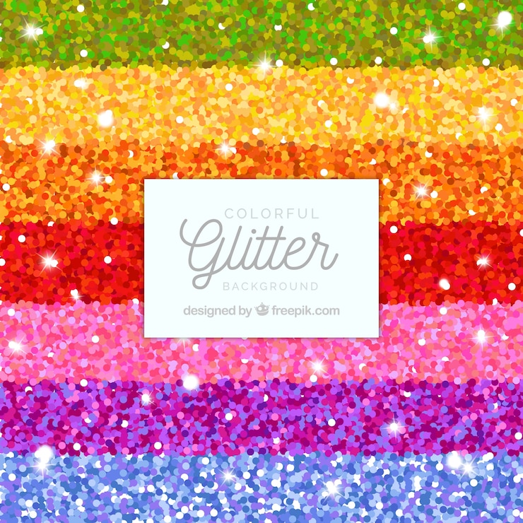 Vetor fundo de listras coloridas glitter
