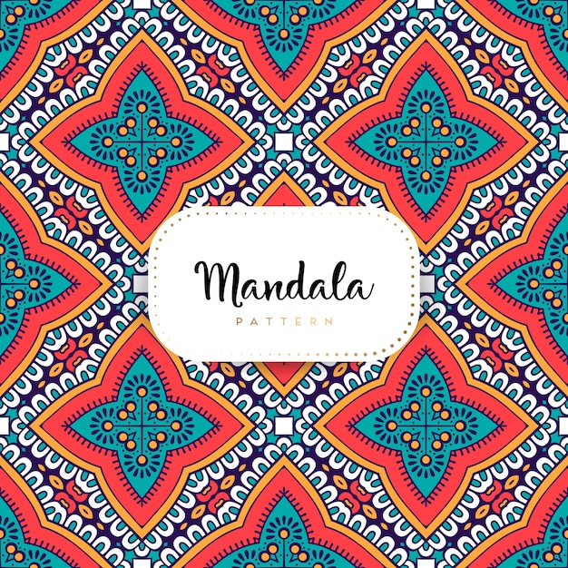 Fundo de luxo mandala ornamental