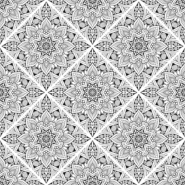 Fundo de luxo mandala ornamental