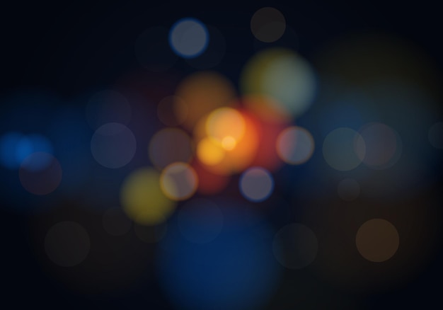 Fundo de luz de bokeh. ilustração vetorial. fundo abstrato.