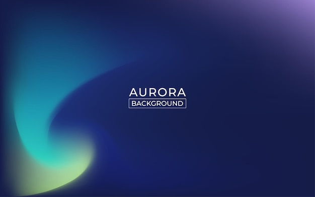 Vetor fundo de luz suave aurora