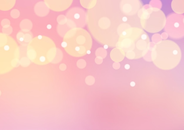 Fundo de luzes bokeh de cor pastel