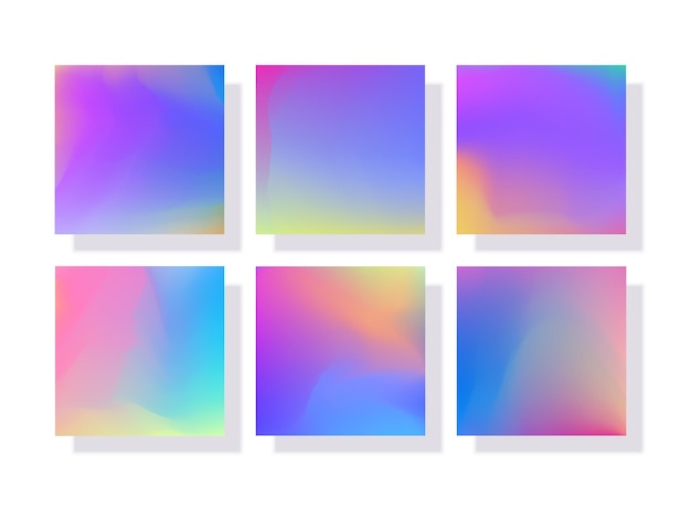 Fundo de malha de gradiente desfocado abstrato em cores bonitas e brilhantes