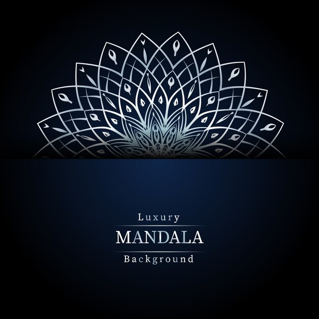 Fundo de mandala de luxo criativo