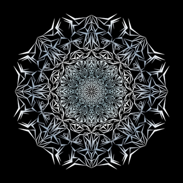 Fundo de mandala de luxo criativo