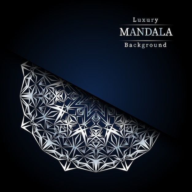 Fundo de mandala de luxo criativo