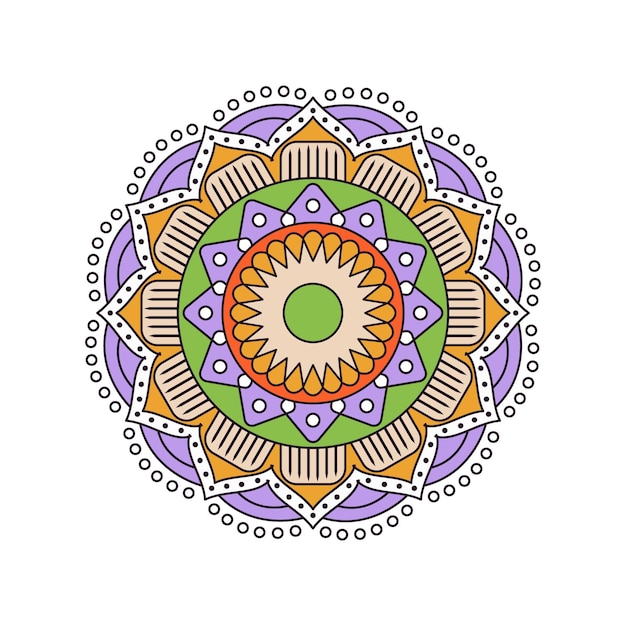 Fundo de mandala de luxo criativo