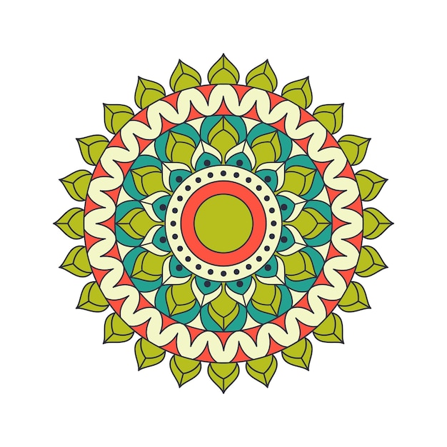 Fundo de mandala de luxo criativo