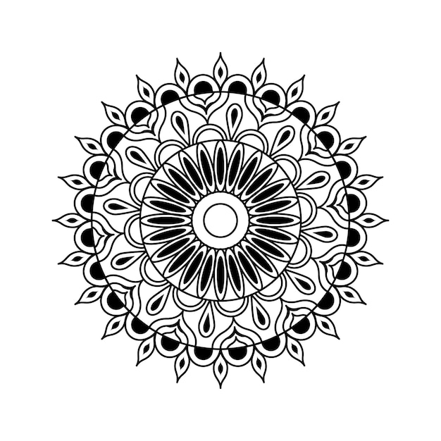 Fundo de mandala de luxo criativo