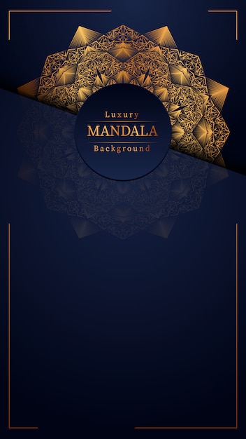 Fundo de mandala de luxo