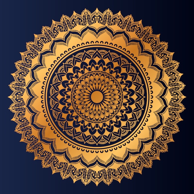 Fundo de mandala de luxo