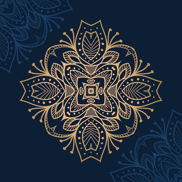 Fundo de mandala de luxo