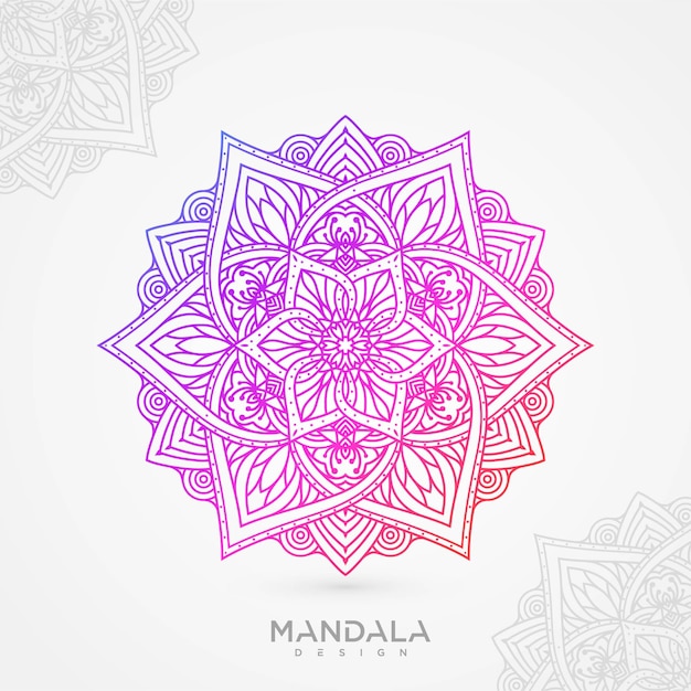 Fundo de mandala de luxo