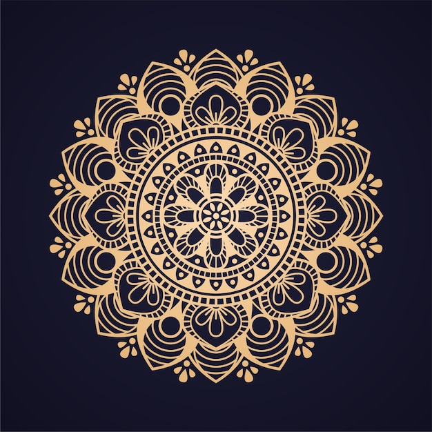 Fundo de mandala de luxo