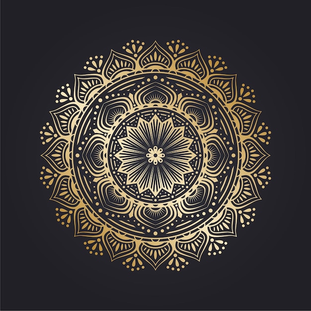 Fundo de mandala de luxo