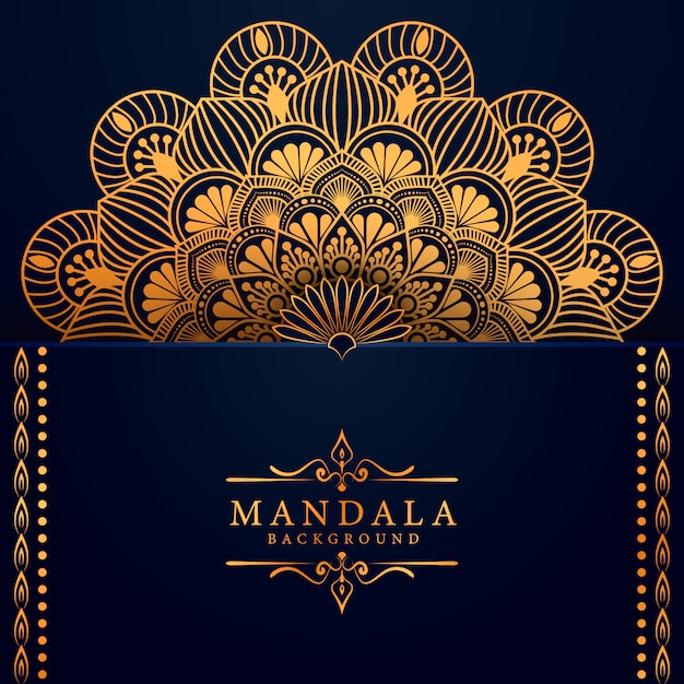 Fundo de mandala de luxo