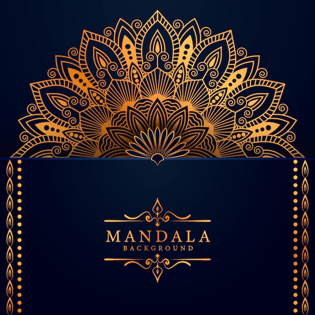 Fundo de mandala de luxo