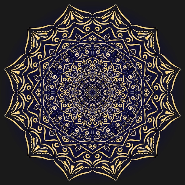 Fundo de mandala de luxo