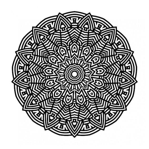 Fundo de mandala de luxo