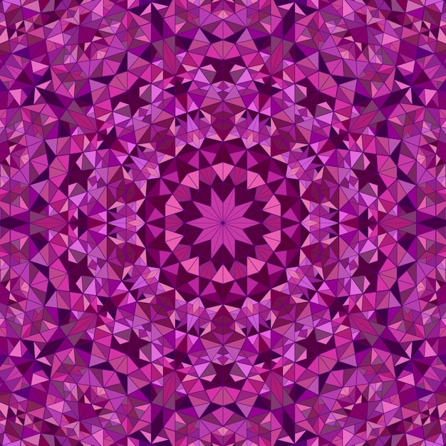 Fundo de mandala de mosaico redondo poligonal dinâmico