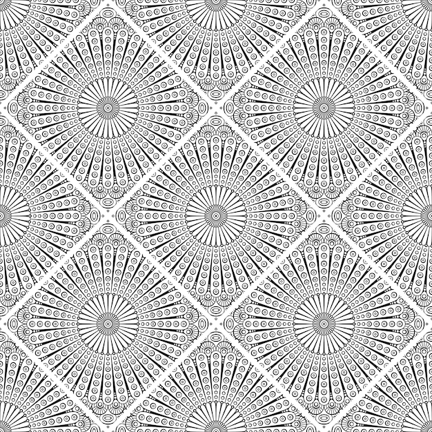 Fundo de mandala ornamental de luxo