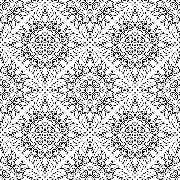 Fundo de mandala ornamental de luxo