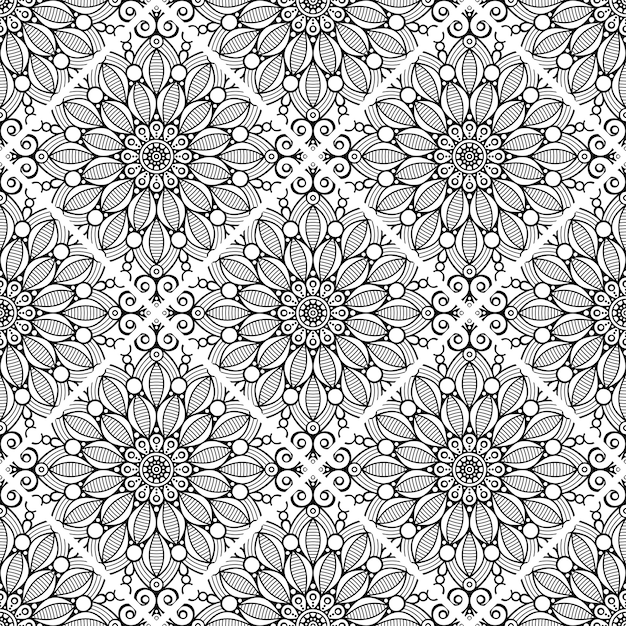 Fundo de mandala ornamental de luxo