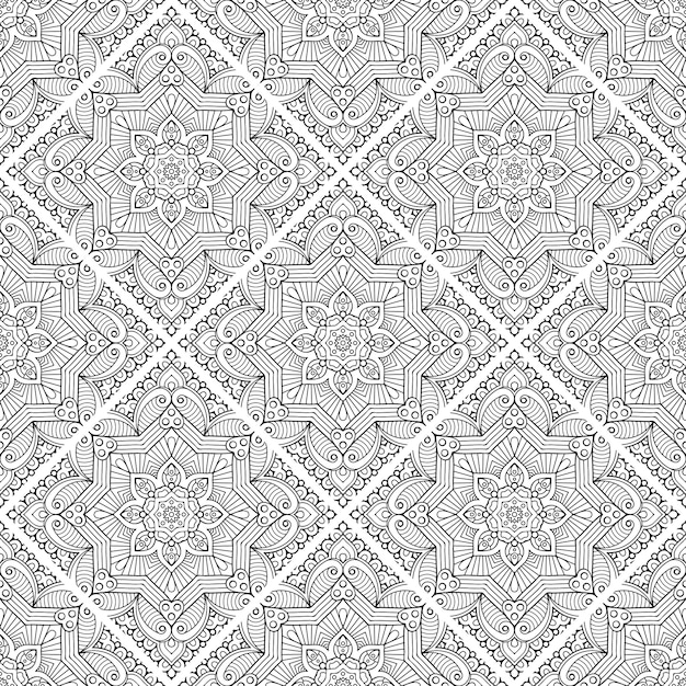 Fundo de mandala ornamental de luxo