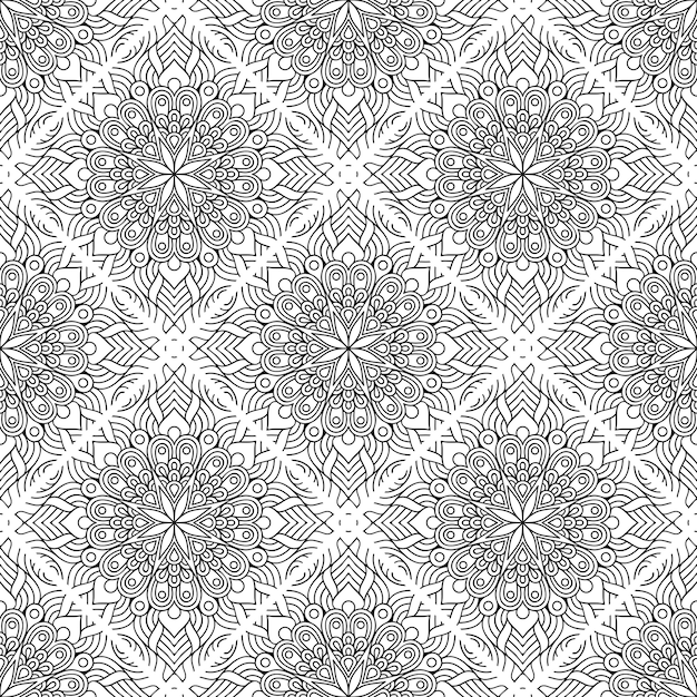 Fundo de mandala ornamental de luxo