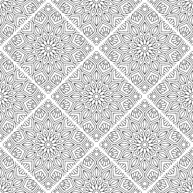 Fundo de mandala ornamental de luxo