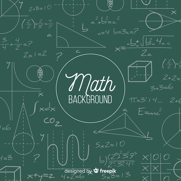 Vetor fundo de matemática