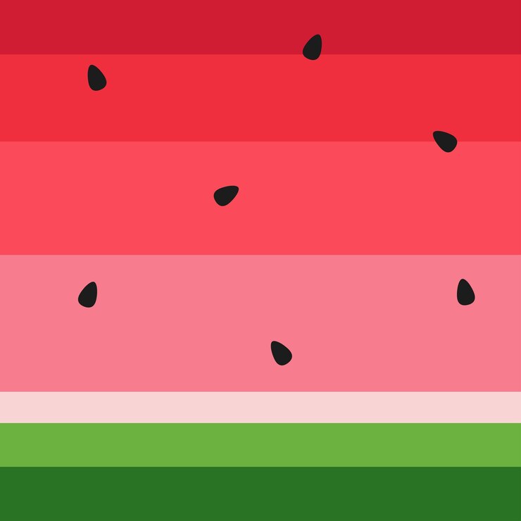 Vetor fundo de melancia e padrão perfeito melancia e conceito de frutas suculentas de comida de verão