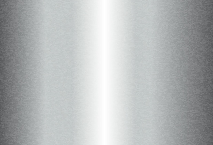 Vetor fundo de metal prateado