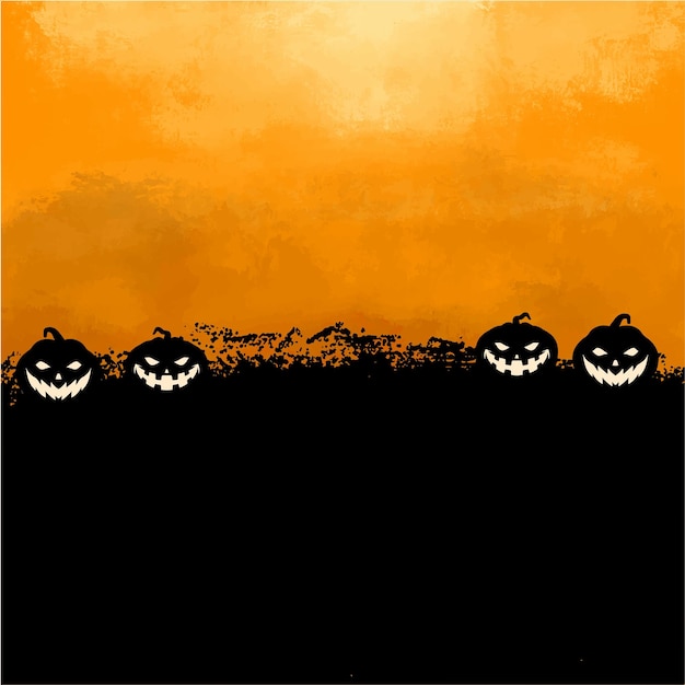 Fundo de moldura preta para o halloween