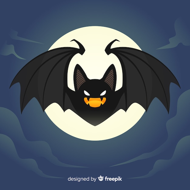 Morcego De Halloween Para Design Ilustração do Vetor - Ilustração de céu,  arte: 178760206