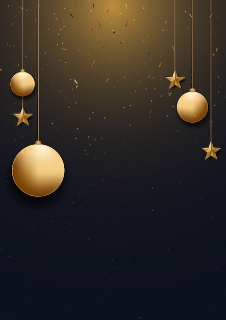 Vetor fundo de natal com e espaço para texto