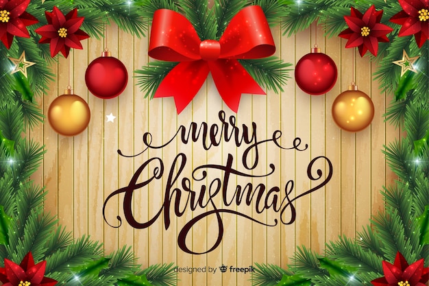 Fundo de Natal em estilo vintage